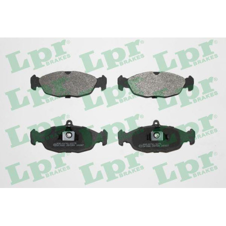Jeu de 4 plaquettes de frein 05P599 LPR