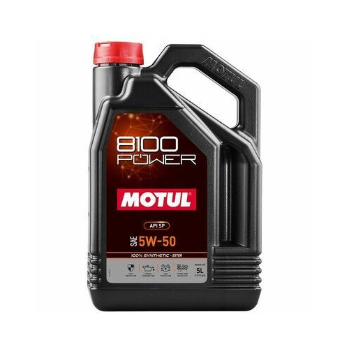Huile moteur 8100 POWER 5W-50 5L 111812 MOTUL