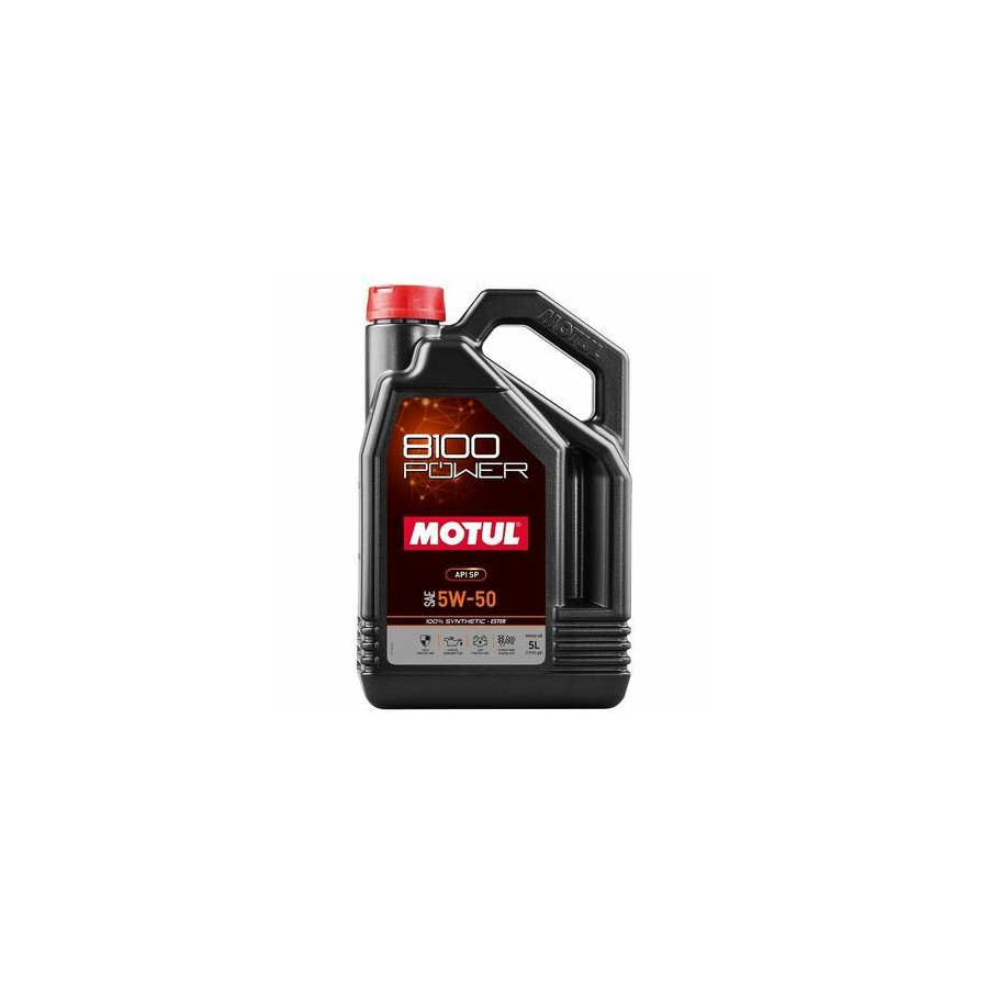 Huile moteur 8100 POWER 5W-50 5L 111812 MOTUL