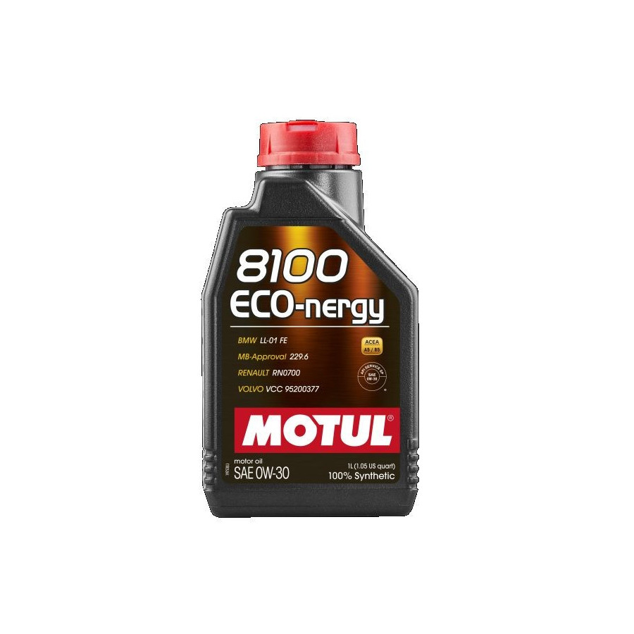 Huile moteur 8100 ECO-NERGY SAE 0W-30 1L 102793 MOTUL