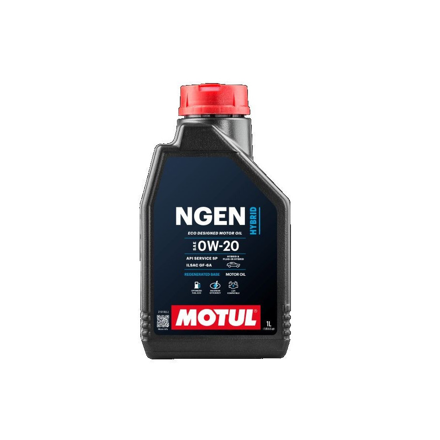 Huile moteur NGEN HYBRID SAE 0W-20 1L 111898 MOTUL