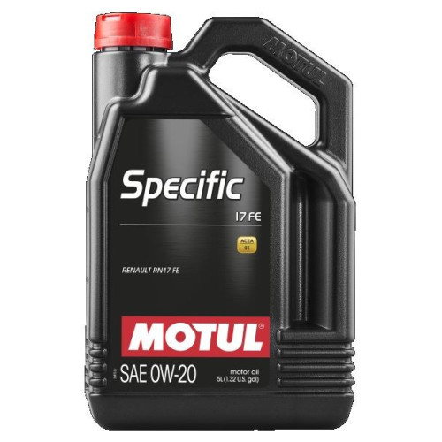 Huile moteur SPECIFIC 17 FE SAE 0W-20 5L 109950 MOTUL