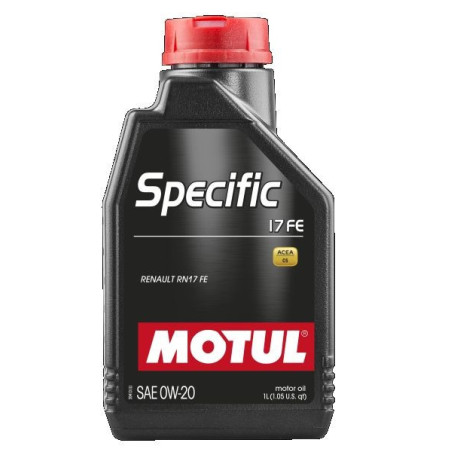 Huile moteur SPECIFIC 17 FE SAE 0W-20 1L 109949 MOTUL