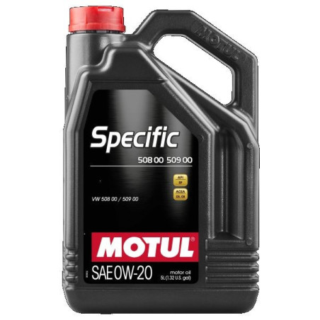 Huile moteur SPECIFIC 5080050900 SAE 0W-20 5L 107384 MOTUL