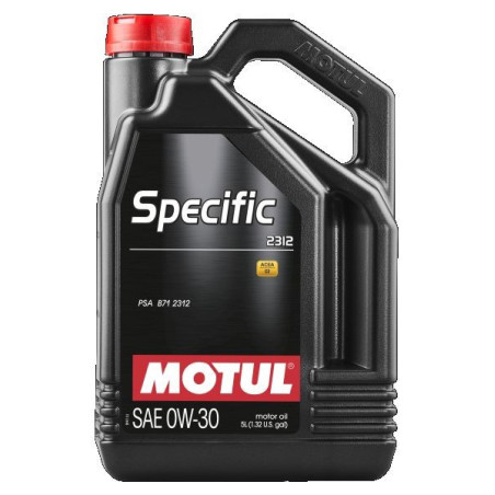 Huile moteur SPECIFIC 2312 SAE 0W-30 5L 106414 MOTUL