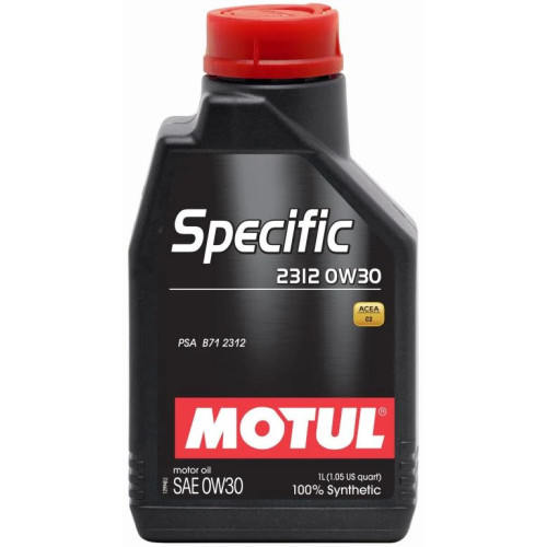 Huile moteur SPECIFIC 2312 SAE 0W-30 1L 106413 MOTUL