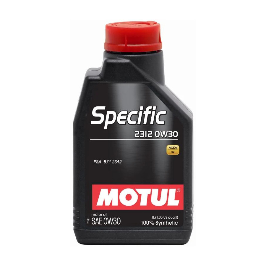 Huile moteur SPECIFIC 2312 SAE 0W-30 1L 106413 MOTUL