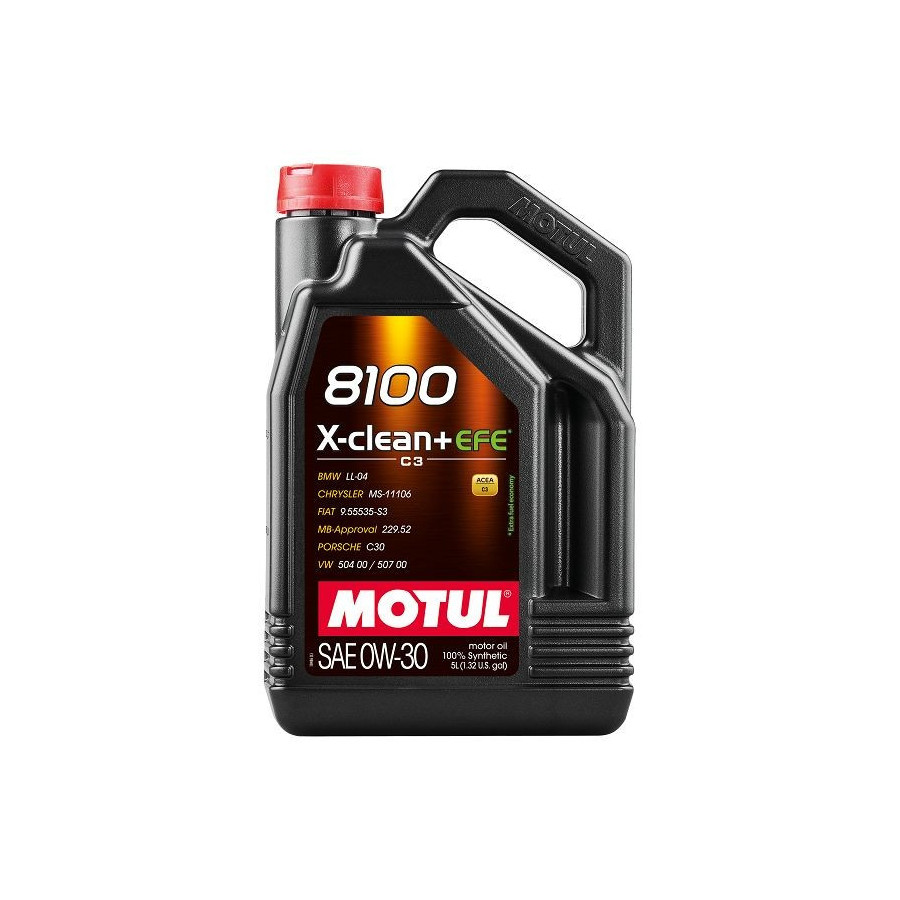 Huile moteur 8100 X-CLEAN+EFE SAE 0W-30 C3 5L 111678 MOTUL