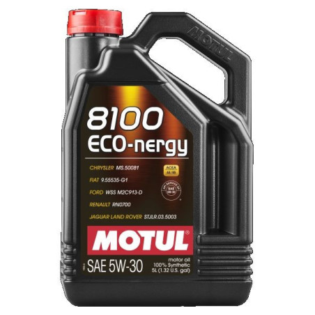 Huile moteur 8100 ECO-NERGY SAE 5W-30 5L 102898 MOTUL