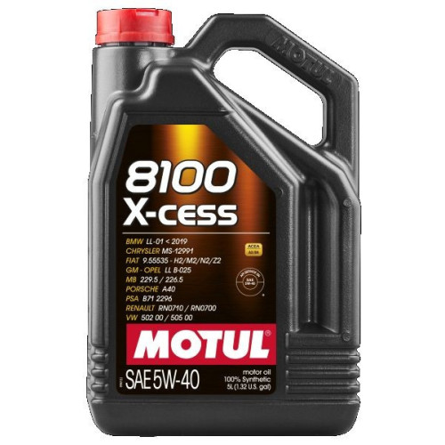Huile moteur 8100 X-CESS SAE 5W-40 5L 102870 MOTUL