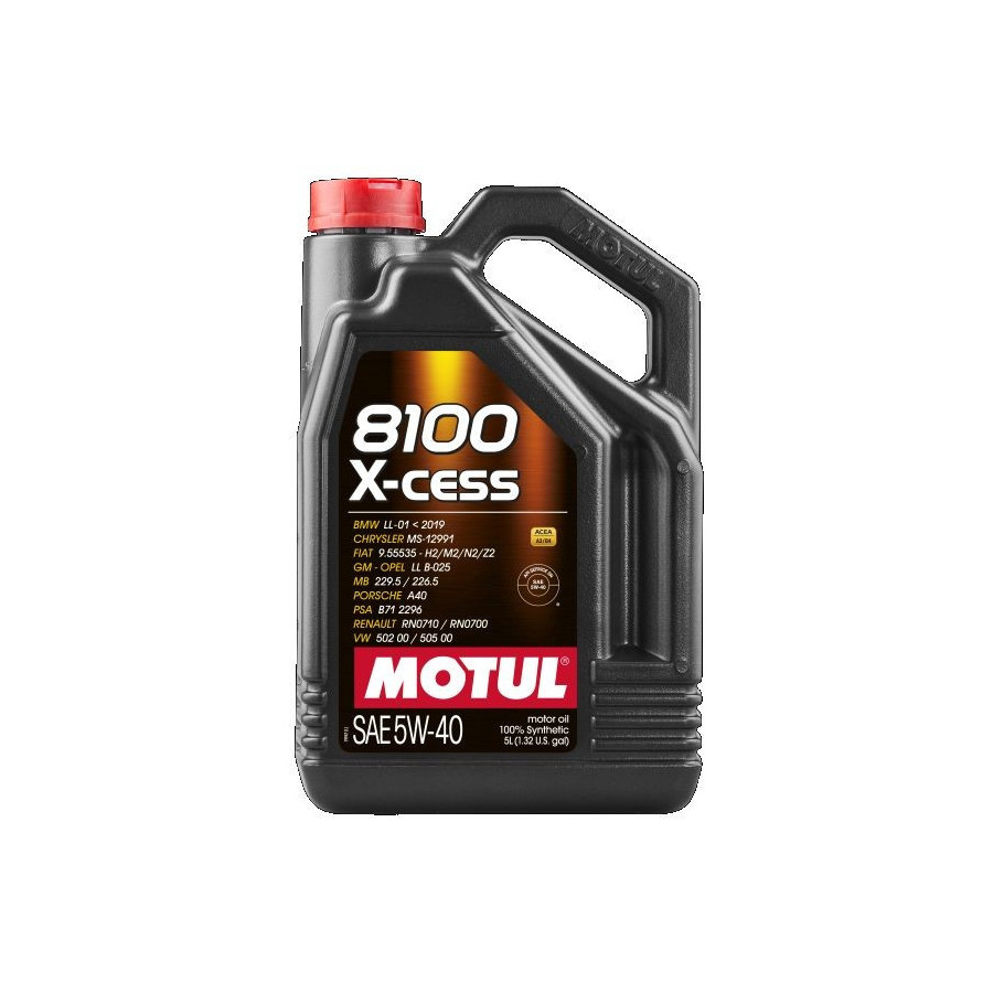Huile moteur 8100 X-CESS SAE 5W-40 5L 102870 MOTUL
