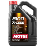 Huile moteur 8100 X-CESS SAE 5W-40 5L 102870 MOTUL