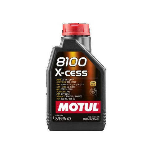 Huile moteur 8100 X-CESS SAE 5W-40 1L 102784 MOTUL