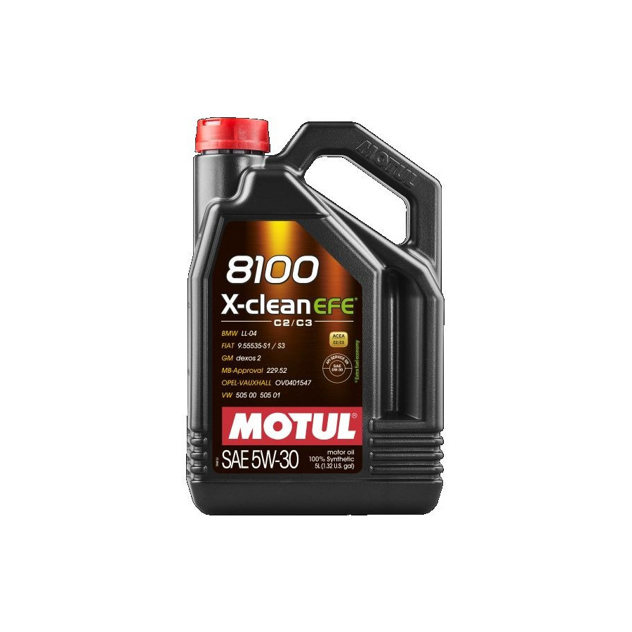 Huile moteur MOTUL 8100 X-CLEAN EFE 5W30 5L 109471 | MSC Auto Pièces