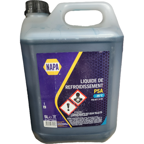 Liquide de refroidissement PSA -35°C 5L NLR35PSA-5L NAPA