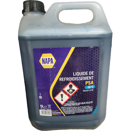 Liquide de refroidissement PSA -35°C 5L NLR35PSA-5L NAPA