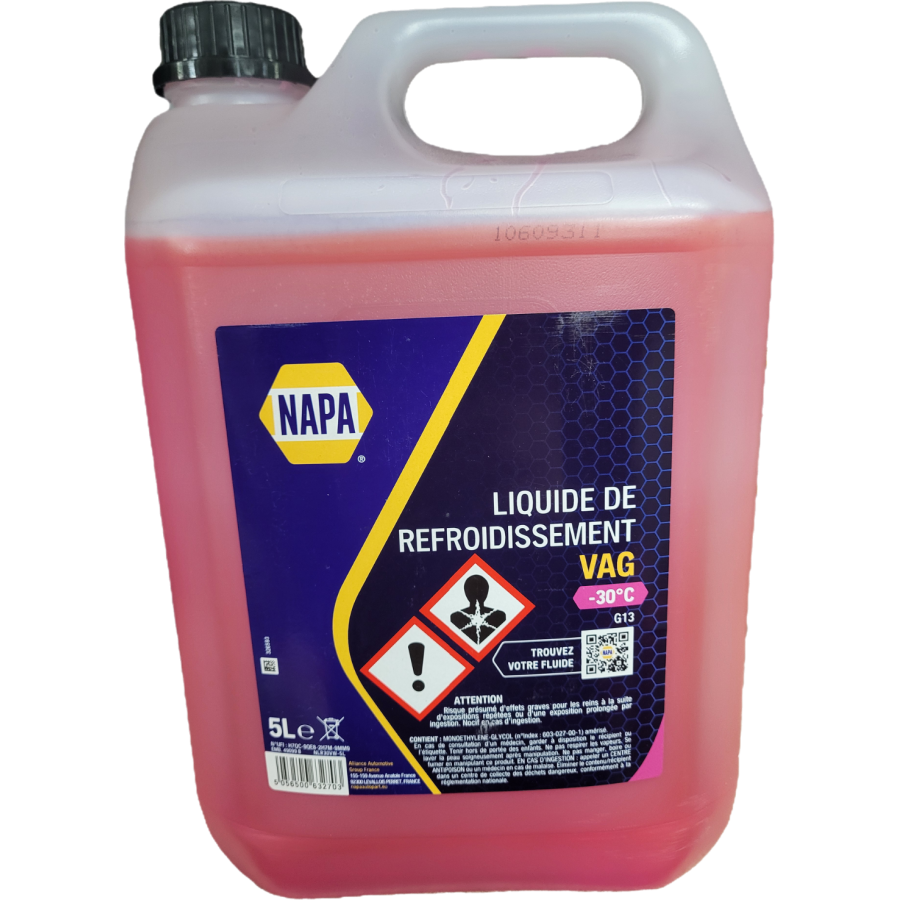Liquide de refroidissement VAG -30°C 5L NLR30VW-5L NAPA