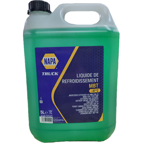 Liquide de refroidissement MBT -37°C 5L NTCL37MBT-5L NAPA
