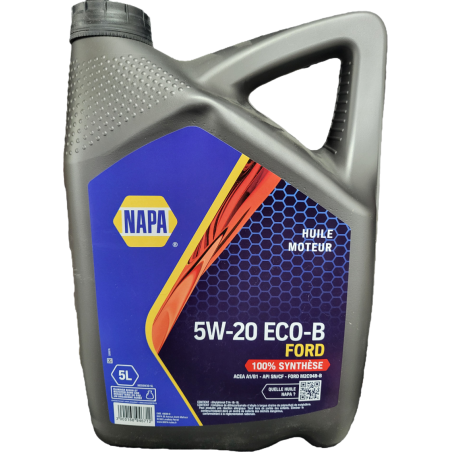 Huile moteur 5W-20 ECO-B FORD 5L NOS5W20-5L NAPA