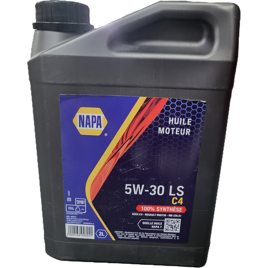 Huile moteur 5W-30 LS C4 2L NOS5W30C4-2L NAPA