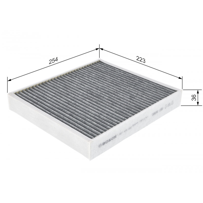 Filtre d'habitacle R5502 / 1987435502 BOSCH