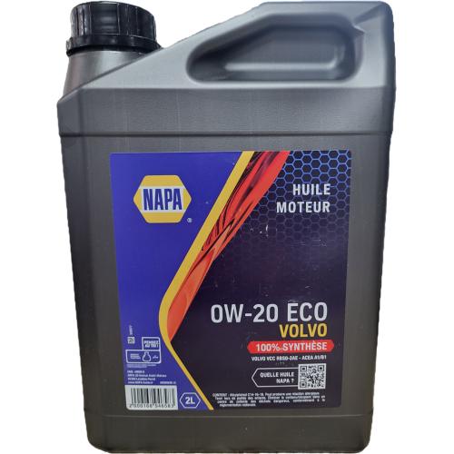 Huile moteur 0W-20 ECO VOLVO 2L NOS0W20-2L NAPA