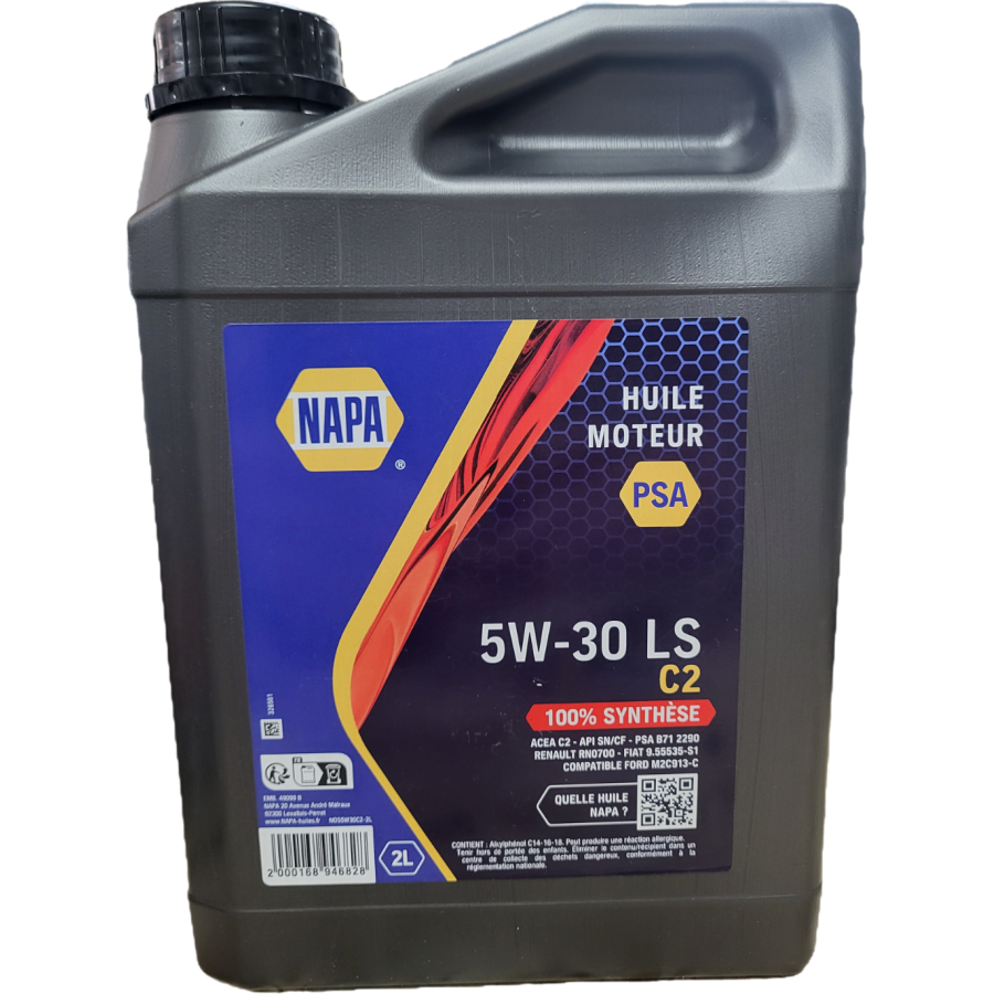 Huile moteur 5W-30 LS C2 2L NOS5W30C2-2L NAPA