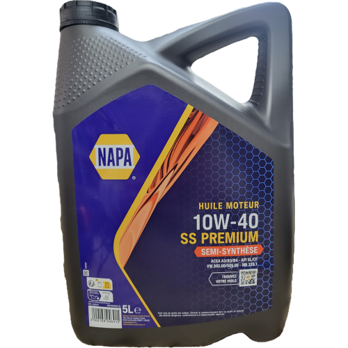 Huile moteur 10W-40 SS PREMIUM 5L NOH10W40-5L NAPA