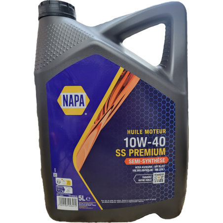 Huile moteur 10W-40 SS PREMIUM 5L NOH10W40-5L NAPA