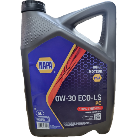 Huile moteur 0W-30 ECO-LS PC 5L NOS0W30C2-5L NAPA