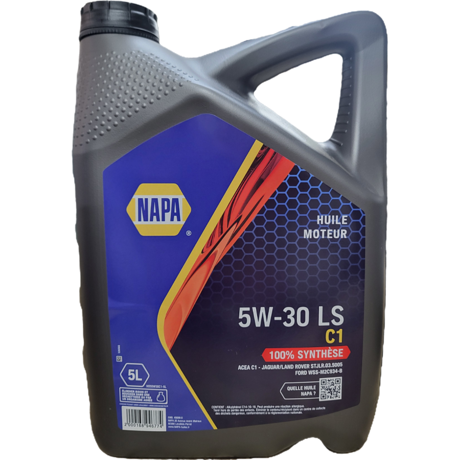 Huile moteur 5W-30 LS C1 5L NOS5W30C1-5L NAPA