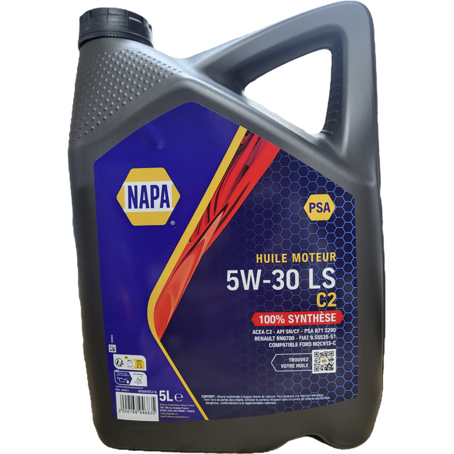 Huile moteur 5W-30 LS C2 5L NOS5W30C2-5L NAPA