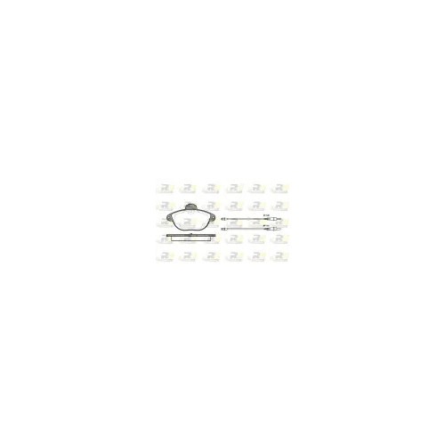 Jeu de plaquettes de frein 2608.04 ROAD HOUSE