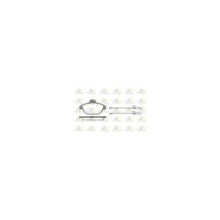 Jeu de plaquettes de frein 2608.04 ROAD HOUSE