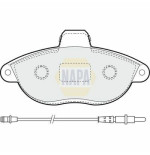 Plaquettes de frein NBP1274 NAPA