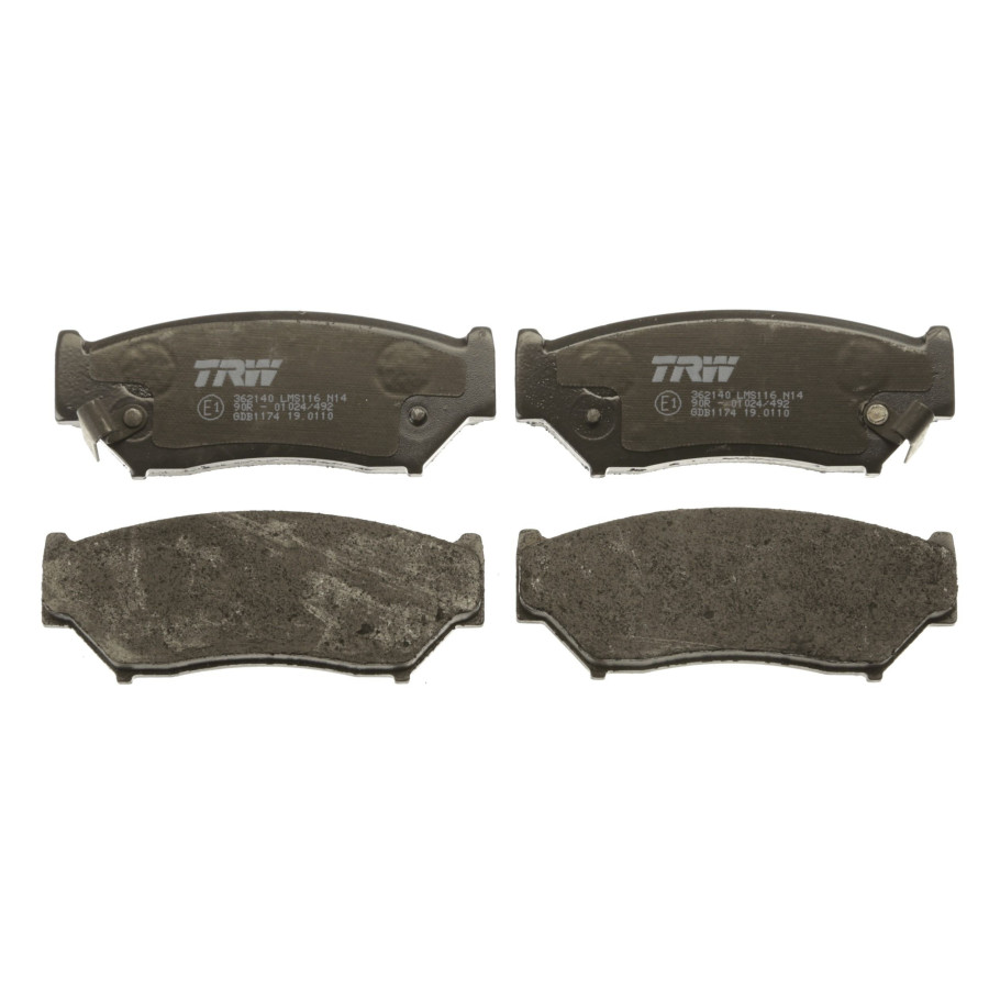 Plaquettes de frein GDB1174 TRW