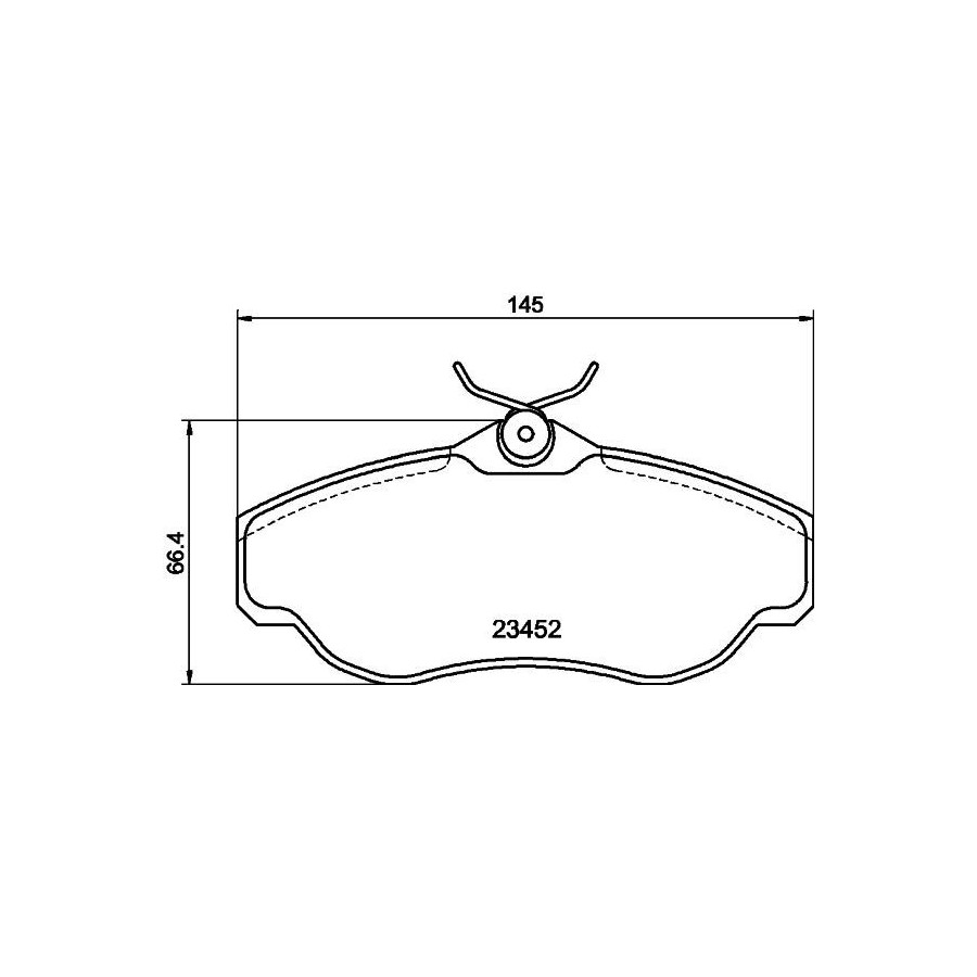 Plaquettes de frein MDB1701 MINTEX