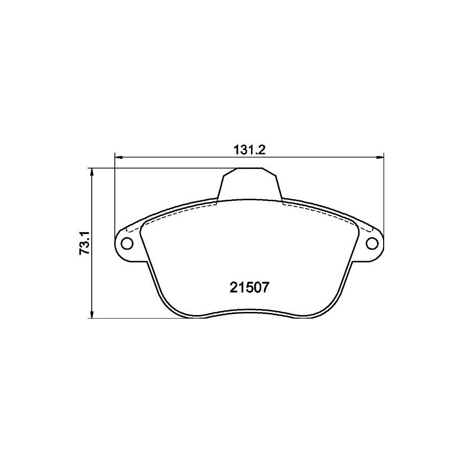Plaquettes de frein MDB1527 MINTEX