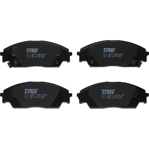 Jeu de 4 plaquettes de frein GDB763 TRW