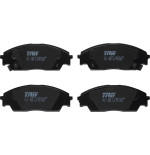 Jeu de 4 plaquettes de frein GDB763 TRW