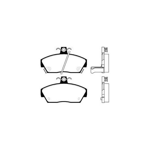 Plaquettes de frein BP-2013 KAVO PARTS