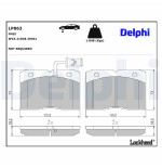 Plaquettes de frein LP863 DELPHI