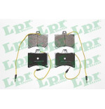 Jeu de 4 plaquettes de frein 05P195 LPR