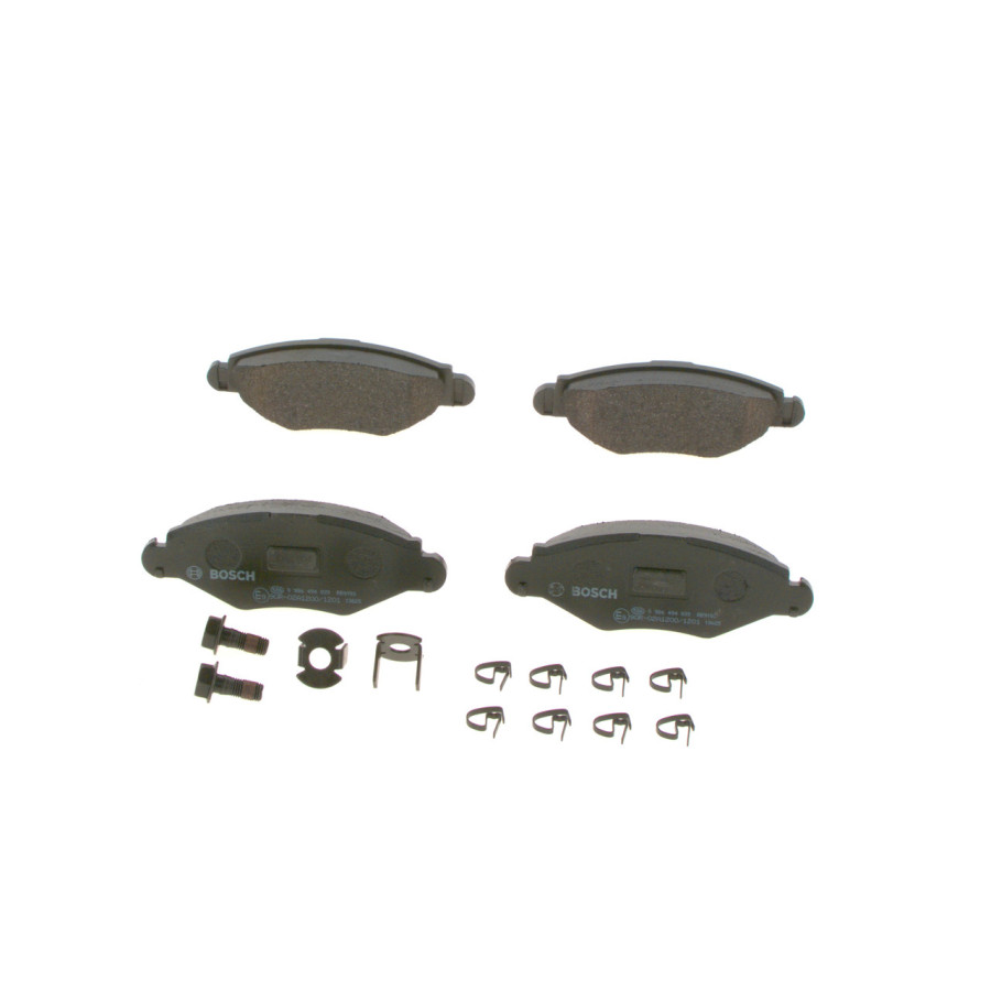 Jeu de 4 plaquettes de frein BP376 BOSCH