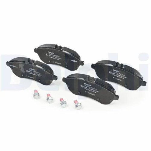Jeu de 4 plaquettes de frein LP2028 DELPHI
