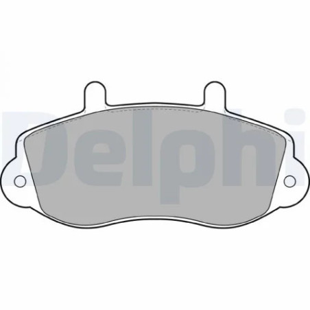 Jeu de 4 plaquettes de frein DELPHI LP1406 | MSC Auto Pièces
