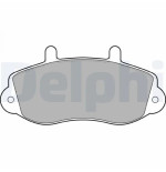 Jeu de 4 plaquettes de frein DELPHI LP1406 | MSC Auto Pièces