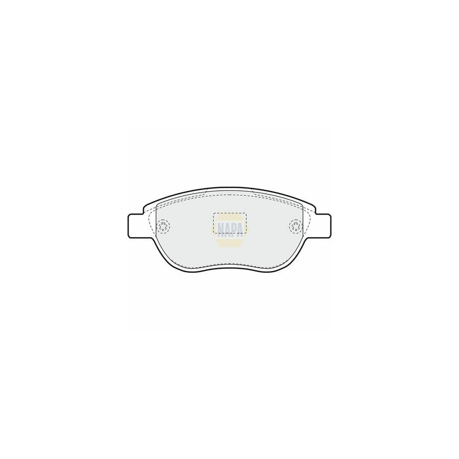 Plaquettes de frein NAPA NBP1360 | MSC Auto Pièces
