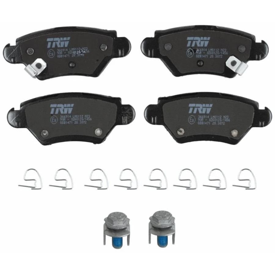 Plaquettes de frein TRW GDB1471 | MSC Auto Pièces