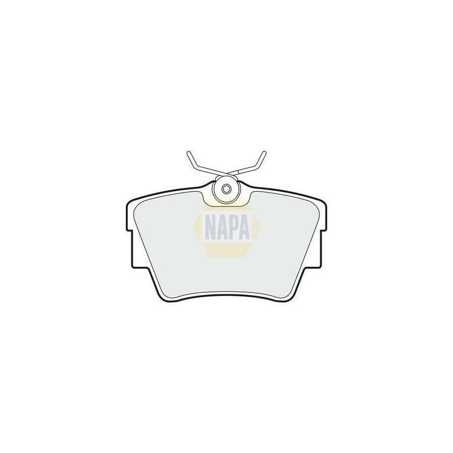 Jeu de 4 plaquettes de frein NAPA NBP1394 | MSC Auto Pièces